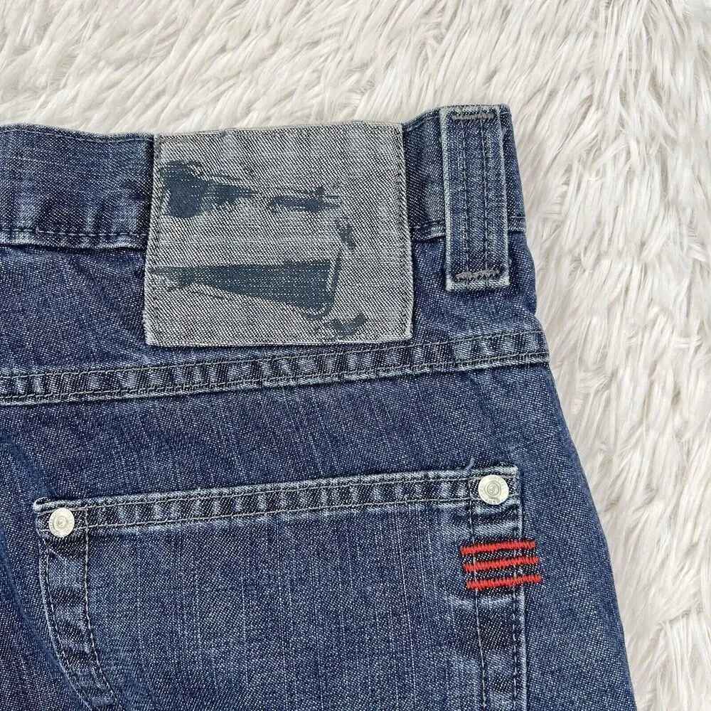Vintage‎ Y2K Shorty's Skateboards Denim Jeans BAGGY 90s Button Fly Mens Sz 30x29